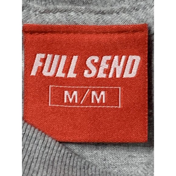 Men's NELK BOYS Full Send Auntie‎ Killers Long Sleeve Tee Shirt Gray Size Medium - Picture 6 of 11